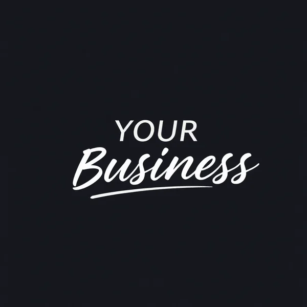 לוגו Your Business – דוגמת כתב יד